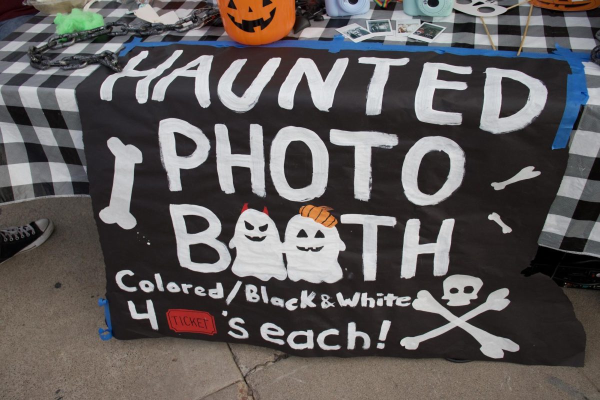 Yearbookss booth at Haunted Paradise